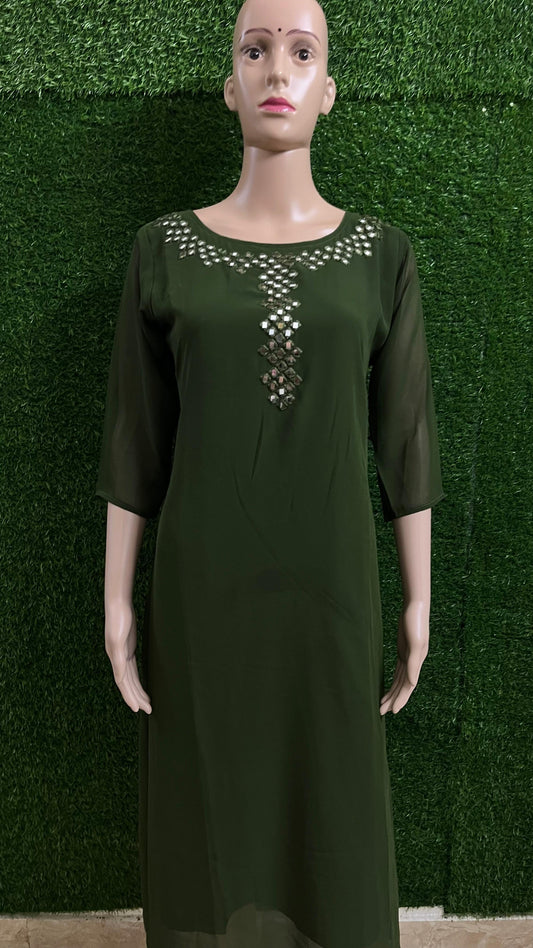 A line kurti